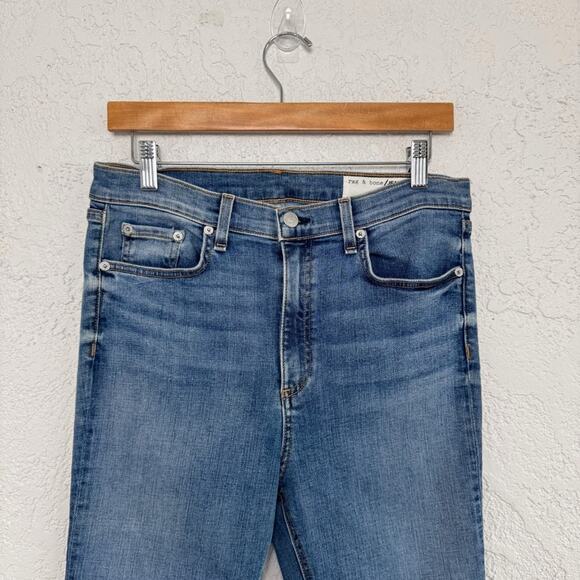 Rag & Bone High-Rise Crop Flare Jeans - Picture 3 of 8